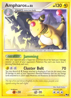 POP Series 7 Ampharos [Holo] Pokémon card